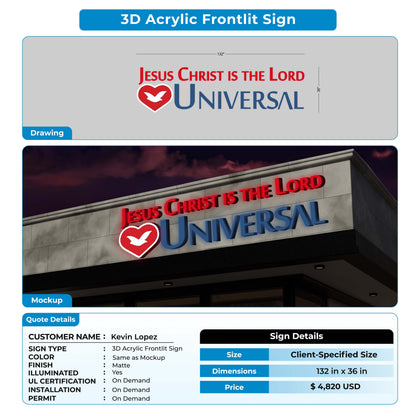 Custom Signs for Kevin Lopez