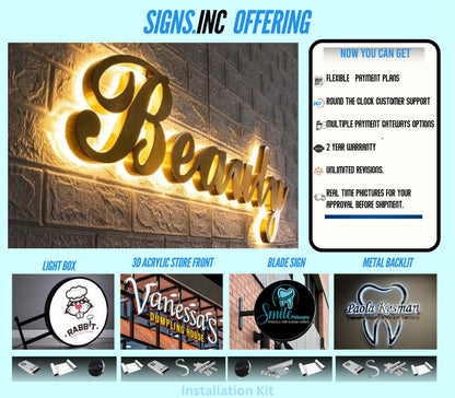 Custom Signs for Nick Olzenak