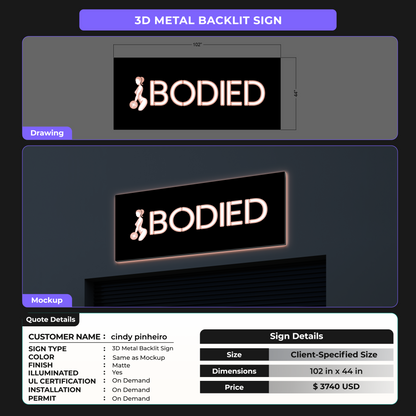 CUSTOM SIGNS FOR cindy pinheiro