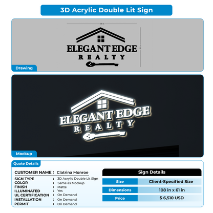 Business signage for Clatrina Monroe