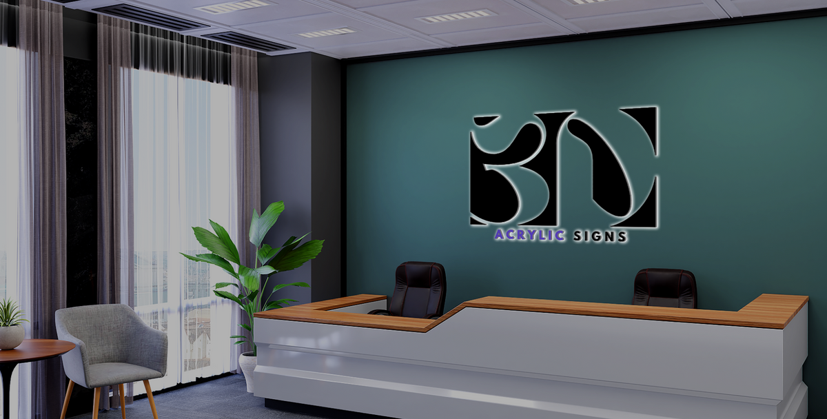 3D Backlit Sign