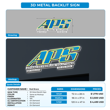 Custom Signs For Rod Brace