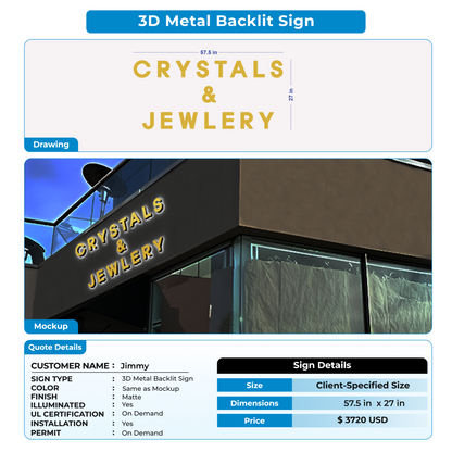 Custom Signs for Jimmy